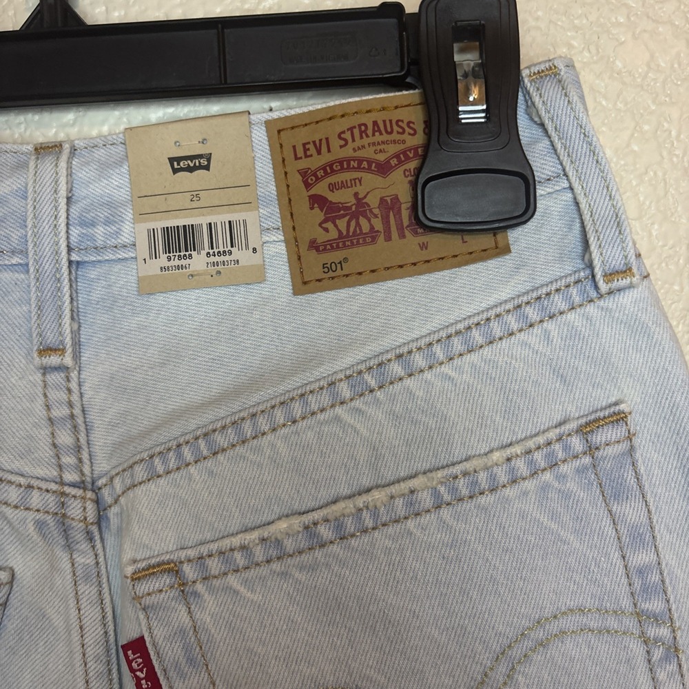 Women's Levi's® 501™ Original Jean Shorts size 25 NWT - Picture 14 of 14